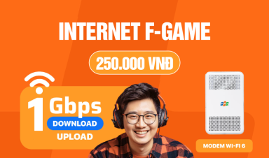 F-GAME – Gói Internet FPT dành riêng cho game thủ